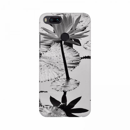 Black and White Lotus Wallpaper Mobile Case Cover