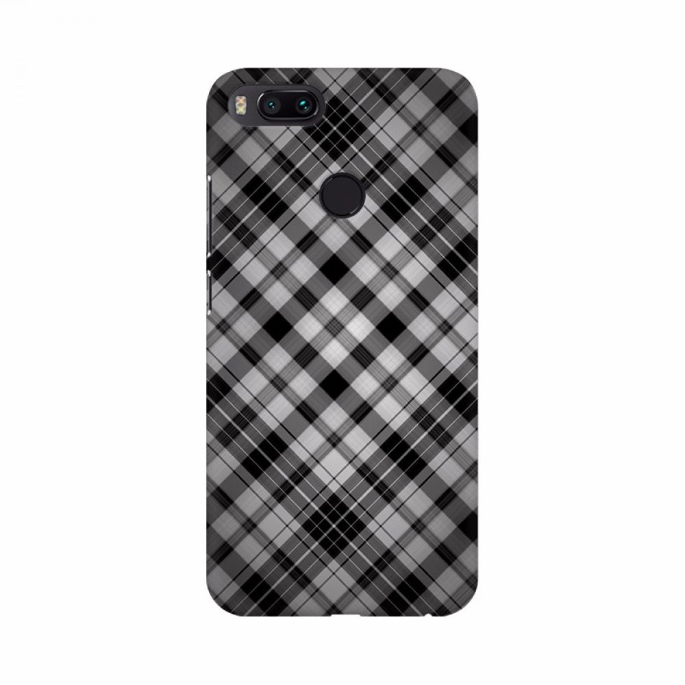 Black and white neet Texture Design Mobile Case Cover