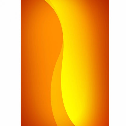 Curve Shape Orange background Mobile Case Cover