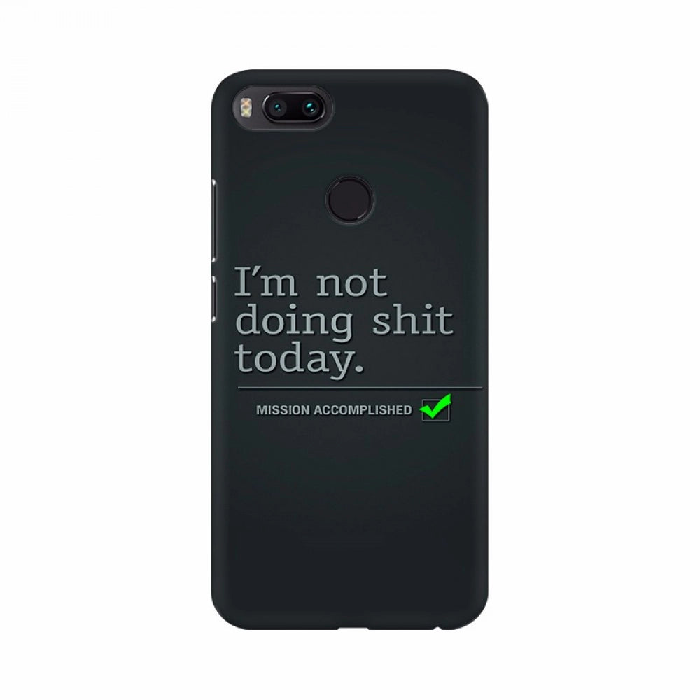 Mission Accomplished Text Mobile Case Cover