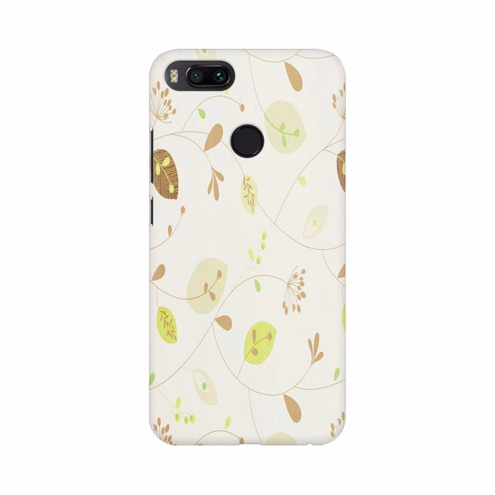 Creamy floral background Mobile Case Cover