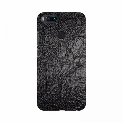 Black Leather Design Mobile Case Cover