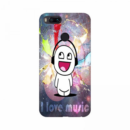 I love Music Be happy Mobile Case Cover