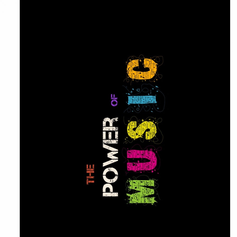 The Power of Music Colorful Text Mobile Case Cover