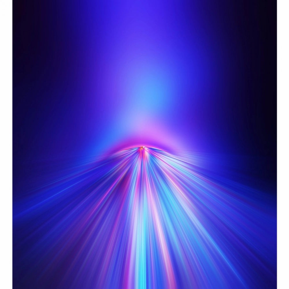 Blue Lighting Rays Mobile Case Cover