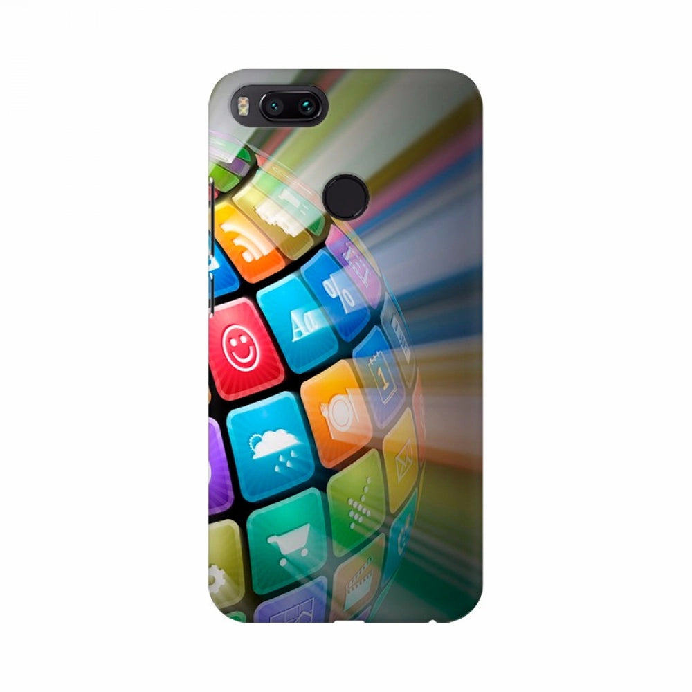 Digitalized Globe Mobile Case Cover