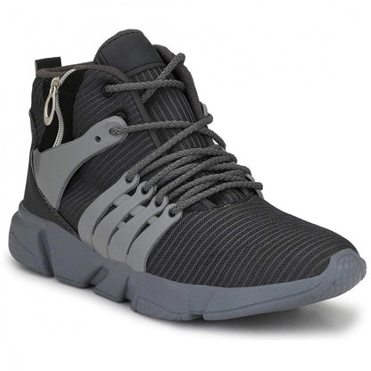 Generic Men Grey,Black Color Mesh Material  Casual Sports Shoes