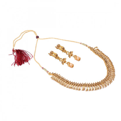 Stylish Gold Plated Necklace Set