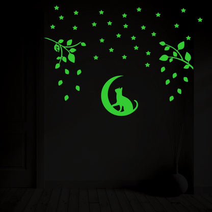 Roneclick Green Decorative Radium Wall Sticker