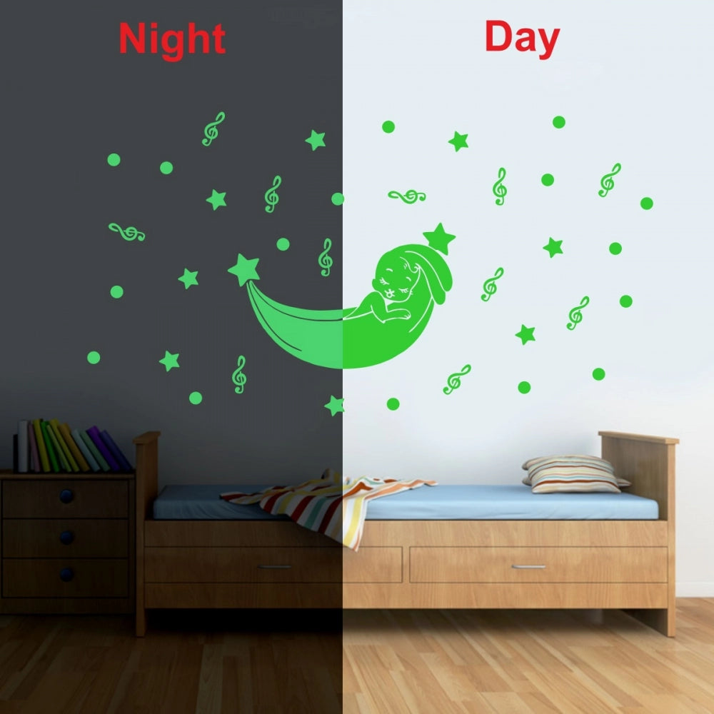 Roneclick Green Kids Room Decor Radium Wall Sticker