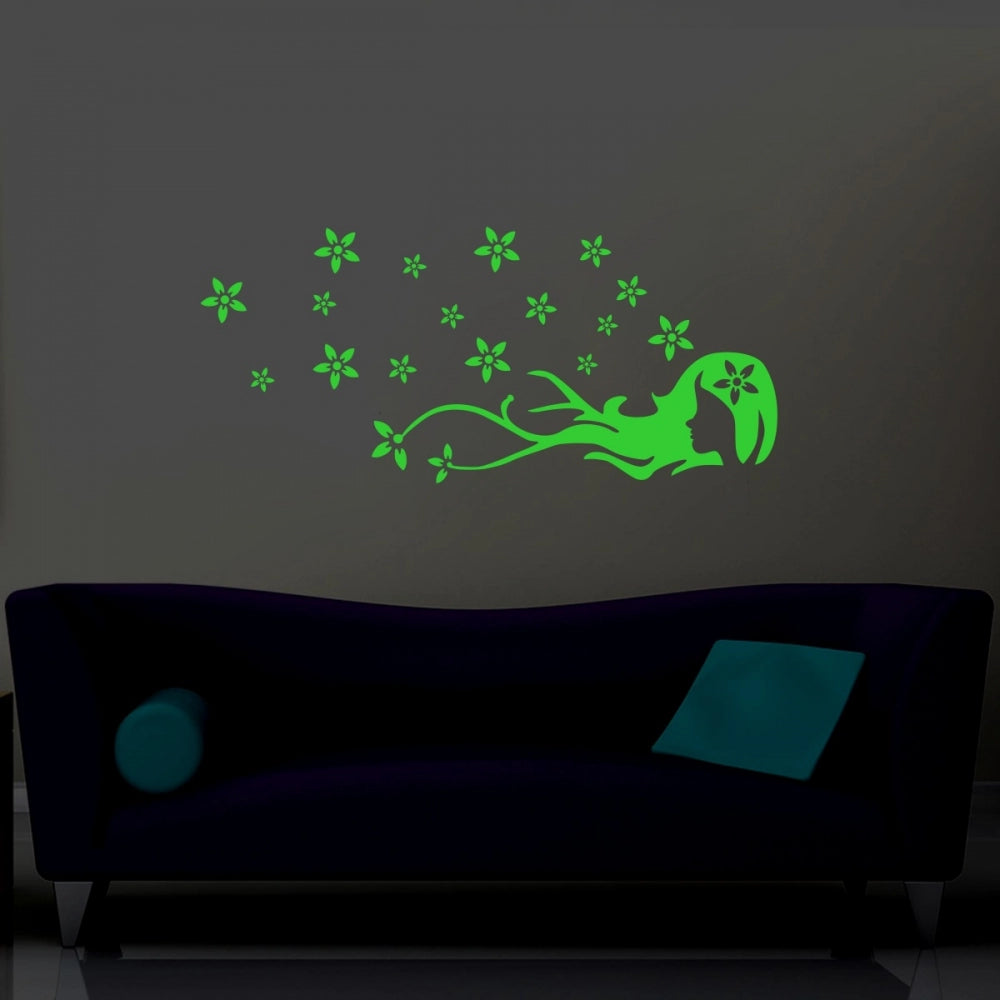 Roneclick Green Radium Wall Sticker