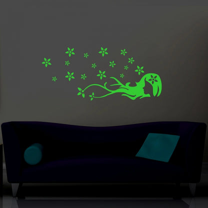 Roneclick Green Radium Wall Sticker