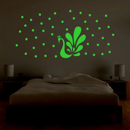 Roneclick Green Radium Wall Sticker