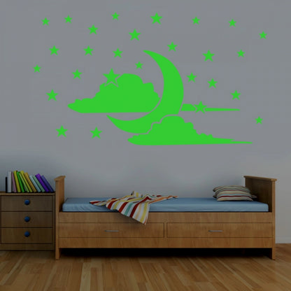 Roneclick Green Kids Room Decor Radium Wall Sticker