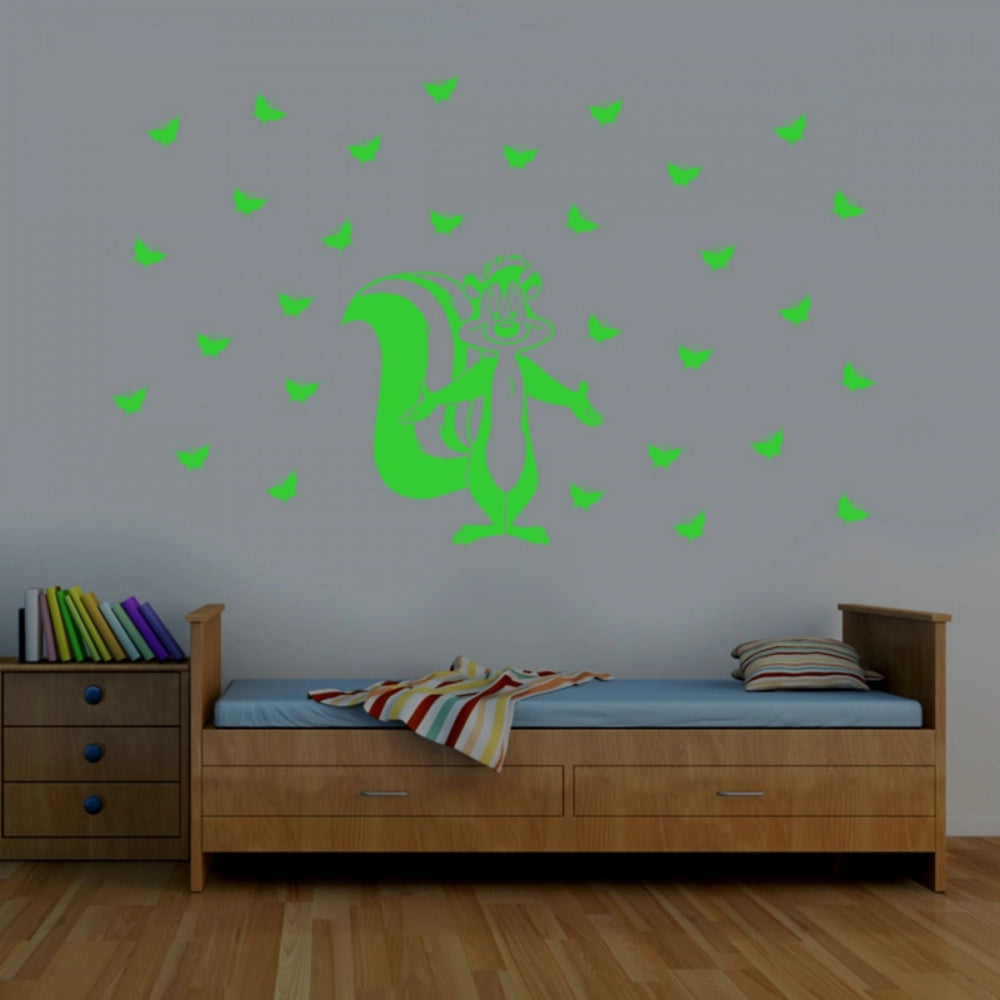 Roneclick Green Kids Room Decor Radium Wall Sticker