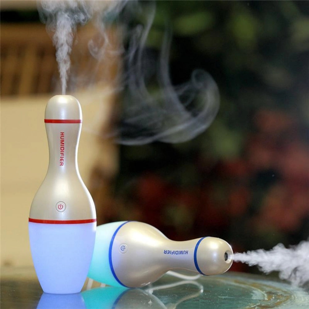 Roneclick Air Humidifier Usb 5V Bowling Bottle Led Lamp