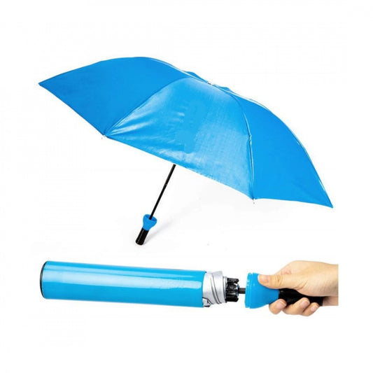 Roneclick Bottle Umbrella Double Layer Folding Portable With Bottle Cover (Color: Assorted)