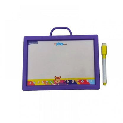 Roneclick Pack Of_2 Childern Mini Cute Little White Board Hanging Message Boarde Graffiti Drawing Board (Color: Assorted)