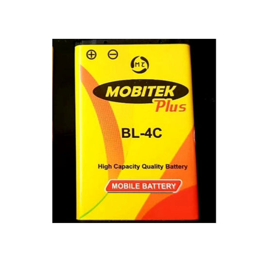 Generic Pack Of_2 Mobitek 4C Battery (Color: Assorted)