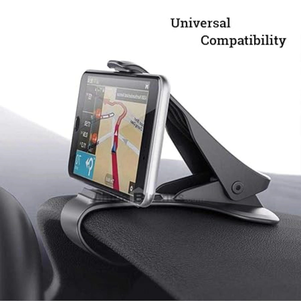 Roneclick Stylish Car Chimti Dashboard Phone Holder Mount Mobile Clip Stand For All Smartphones (Black)