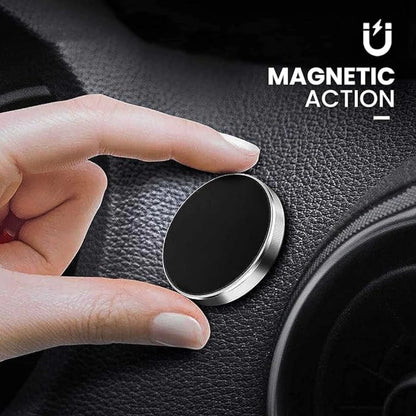 Roneclick Mini Magnetic Car Dashboard Mount Mobile Phone Holder With Metal Body (Magnectic)