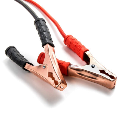 Roneclick 500 Amp Heavy Duty Jumper Booster Cables Anti Tangle Copper Care Universal For Car (Red)