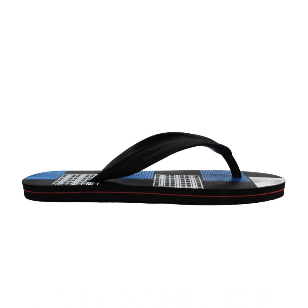 Generic Unisex Printed Lightweight Flip-Flop Hawai Slipper (Blue)