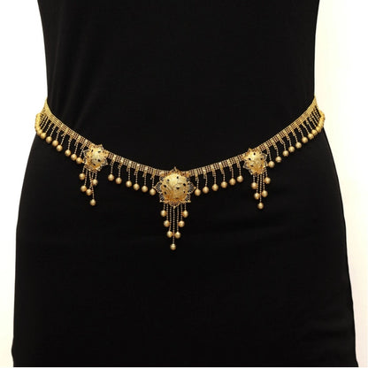 Roneclick Women's Gold Plated Kamarband Waist Belt For Women//Girls Adjustable Chain