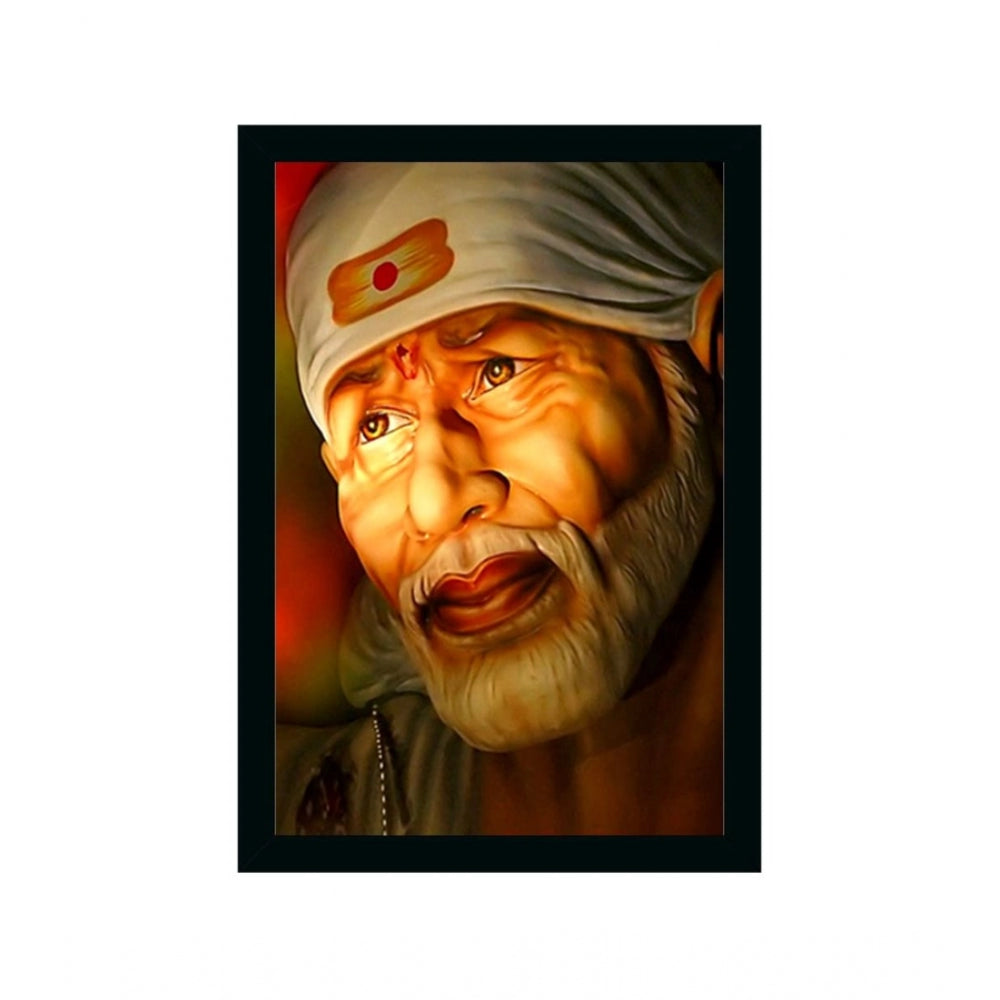 Roneclick Saibaba photo frame (Multicolor)