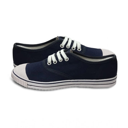 Generic Unisex Cotton School Shoe Lace-Up (Navyblue)