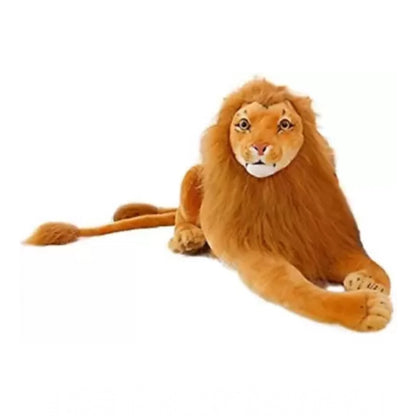 Roneclick Gujrati Lion Stuffed Plush Toy (Brown)