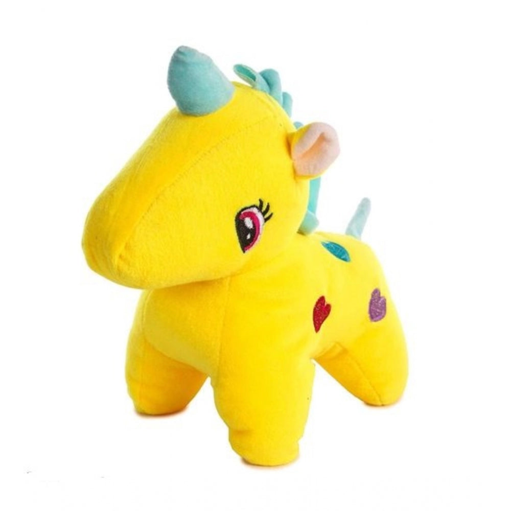 Roneclick Plush yallow Unicorn Toy (Yellow)