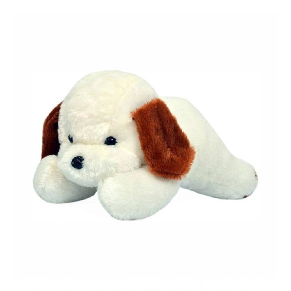 Roneclick Dog Stuffed Plush Animal Toy (White)