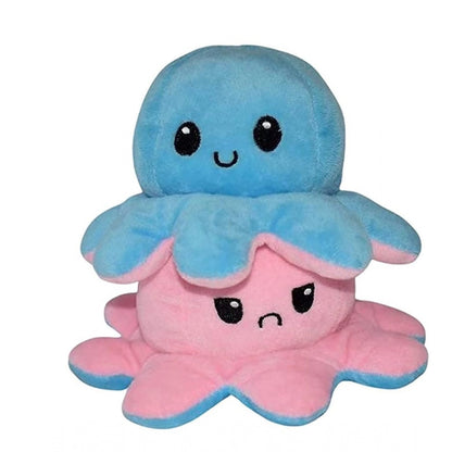 Roneclick Flip Octopus Toy (Blue )