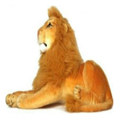 Roneclick Gujrati Lion Stuffed Plush Toy (Brown)