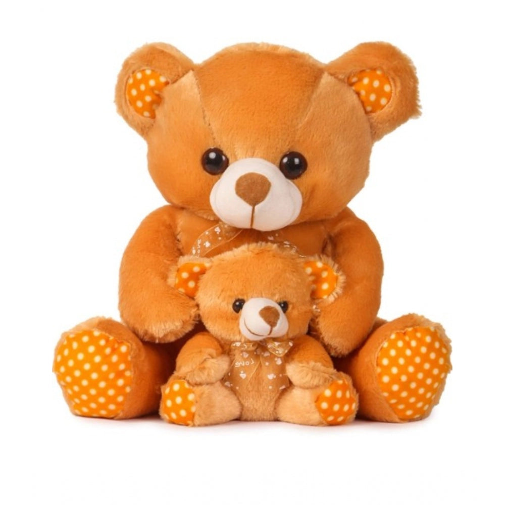 Roneclick Mother And Baby Teddy Bear (Brown)