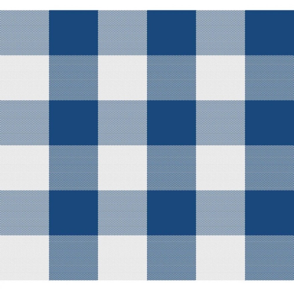 Generic Checkered Cotton Place Mats Sets (Royal Blue)