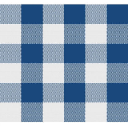 Generic Checkered Cotton Place Mats Sets (Royal Blue)