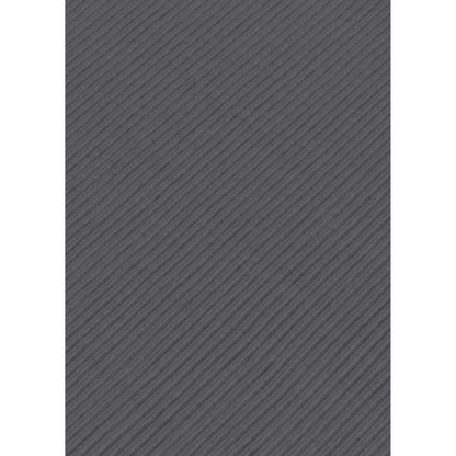 Roneclick Ribbed Cotton Place Mats Sets (Grey)