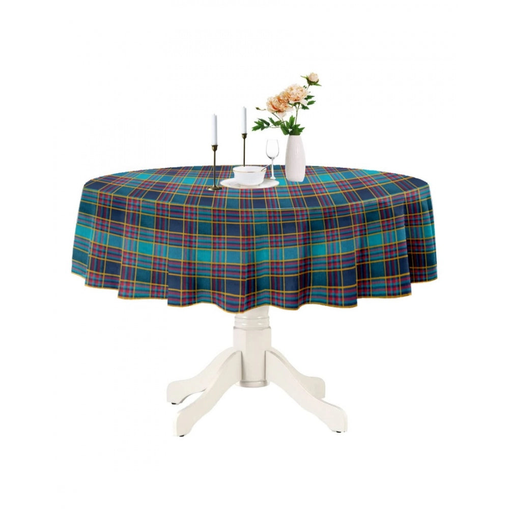 Generic Checkered Cotton Checks Table Cloth (Multicolor)