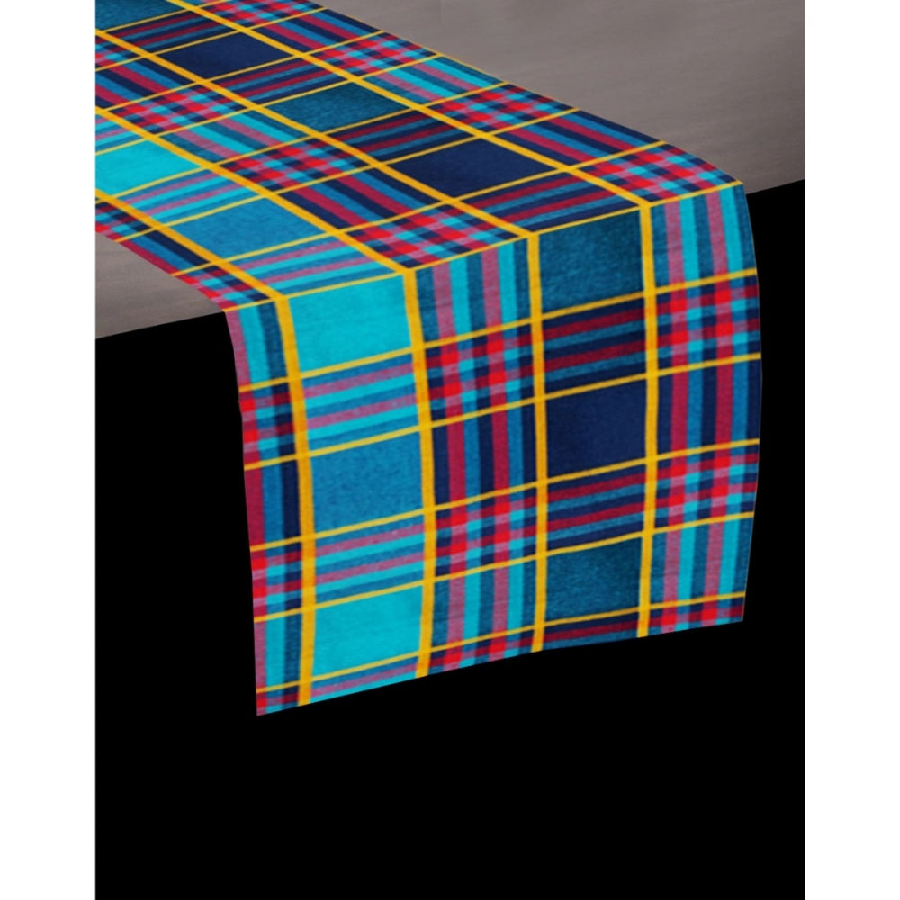 Generic Checkered Cotton Table Runners (Multicolor)