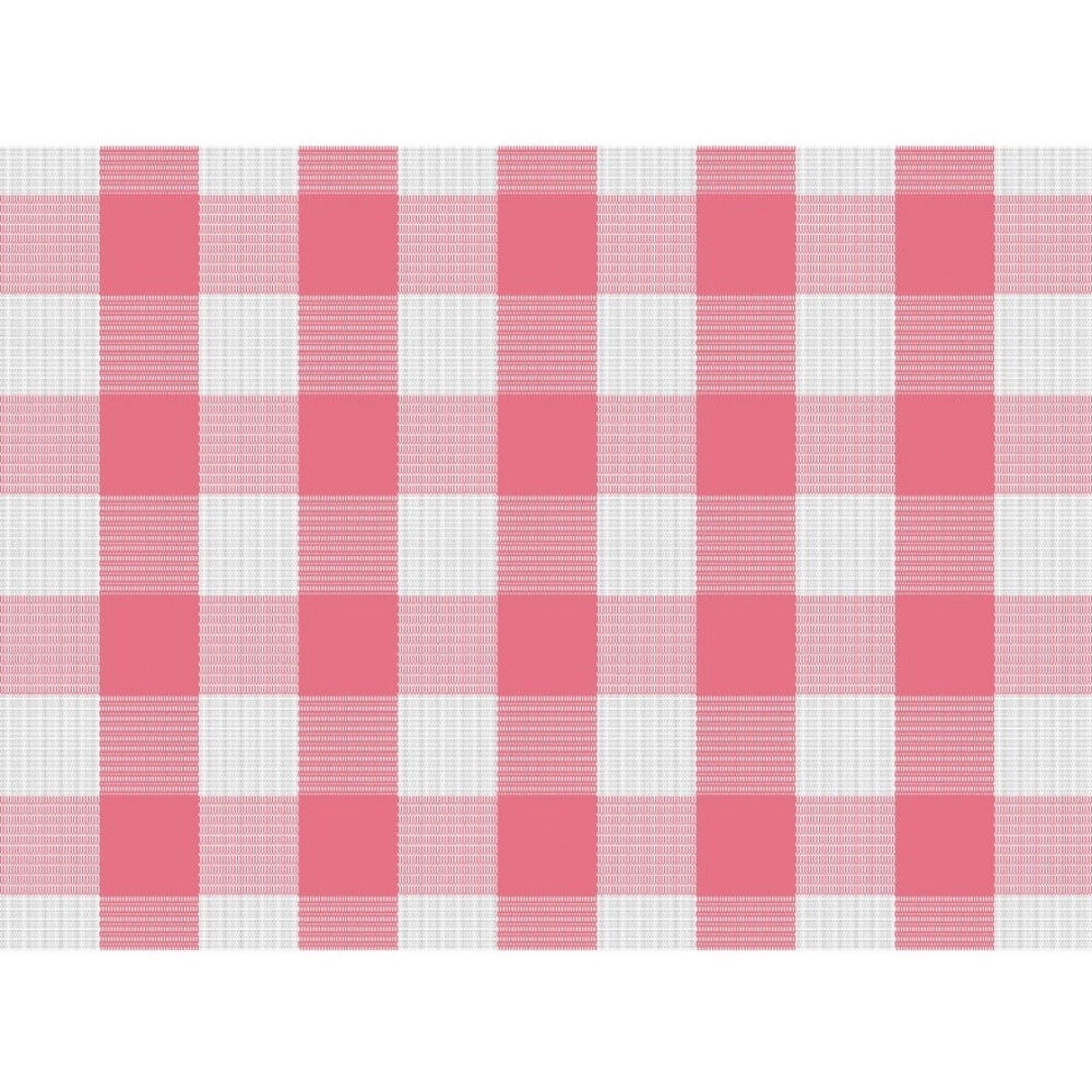 Generic Checkered Cotton Place Mats Sets (Pink &amp; White)