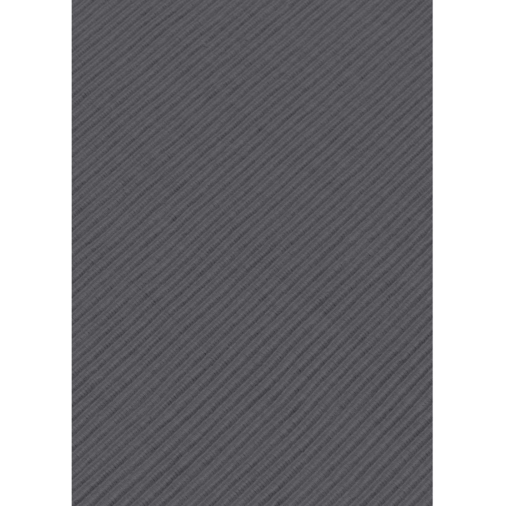 Roneclick Ribbed Cotton Place Mats Sets (Grey)