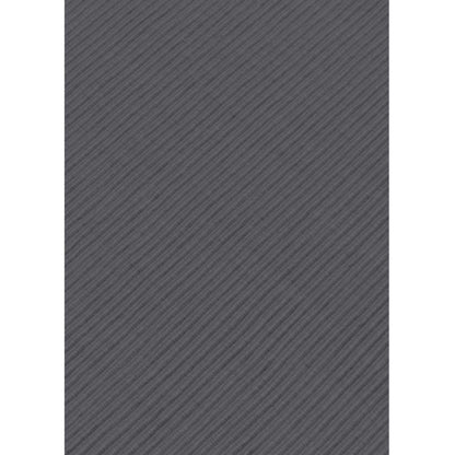 Roneclick Ribbed Cotton Place Mats Sets (Grey)