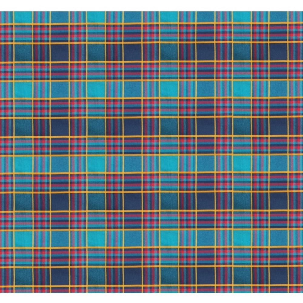 Generic Checkered Cotton Checks Table Cloth (Multicolor)