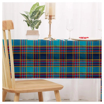 Generic Checkered Cotton Checks Table Cloth (Multicolor)