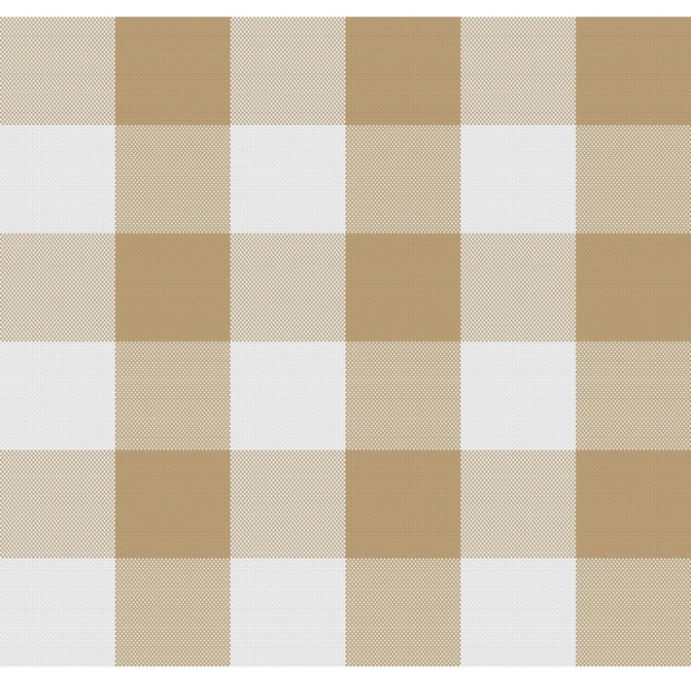 Generic Checkered Cotton Checks Table Cloth (Beige)