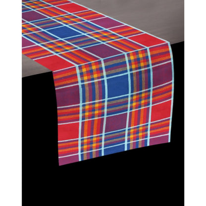 Generic Checkered Cotton Table Runners (Multicolor)