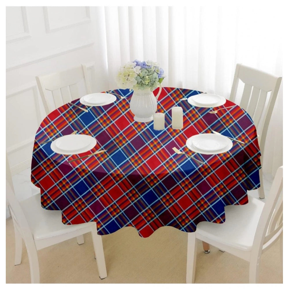 Generic Checkered Cotton Checks Table Cloth (Multicolor)