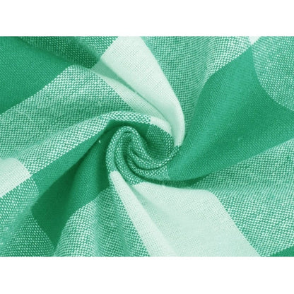 Generic Checkered Cotton Checks Table Cloth (Green)